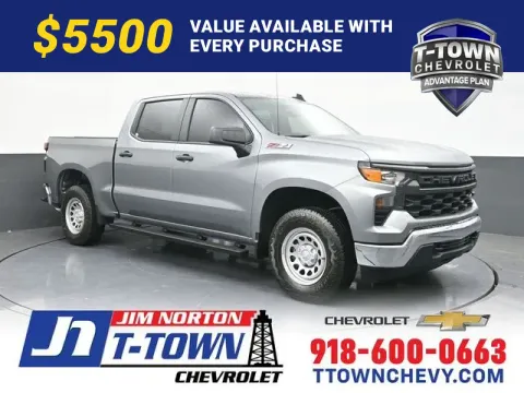 Gray 2026 Chevrolet Silverado 1500 WT for sale in Tulsa, OK