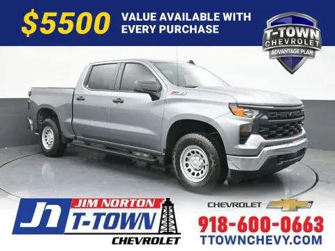 Gray 2026 Chevrolet Silverado 1500 WT for sale in Tulsa, OK