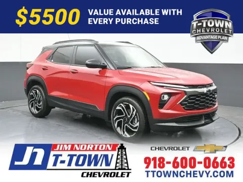 Red 2026 Chevrolet TrailBlazer RS for sale in Tulsa, OK