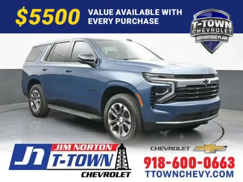 Blue 2026 Chevrolet Tahoe LS for sale in Tulsa, OK