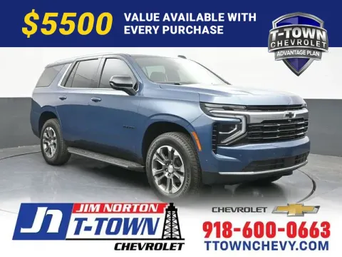 Blue 2026 Chevrolet Tahoe LS for sale in Tulsa, OK