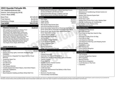 Another view of 2022 Hyundai Palisade SEL for sale in Tulsa, OK at Jim Norton T-Town Chevrolet