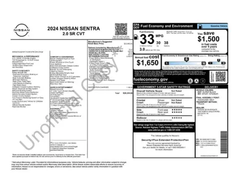 Another view of 2024 Nissan Sentra SR for sale in Tulsa, OK at Jim Norton T-Town Chevrolet