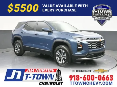 Blue 2026 Chevrolet Equinox LT for sale in Tulsa, OK