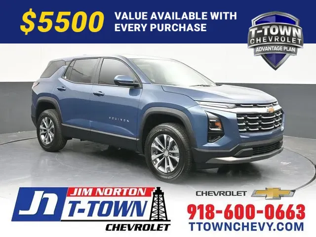 Blue 2026 Chevrolet Equinox LT for sale in Tulsa, OK