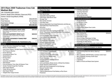 Another view of 2014 Ram 2500 Tradesman for sale in Tulsa, OK at Jim Norton T-Town Chevrolet
