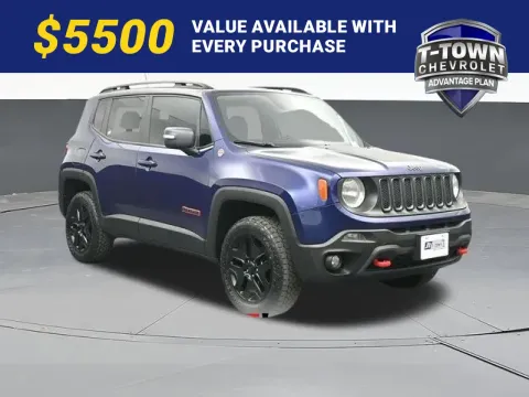 Blue 2018 Jeep Renegade Trailhawk for sale in Tulsa, OK