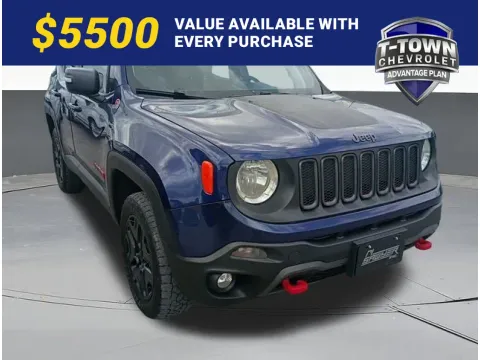 Blue 2018 Jeep Renegade Trailhawk for sale in Tulsa, OK