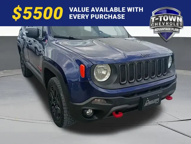 Blue 2018 Jeep Renegade Trailhawk for sale in Tulsa, OK
