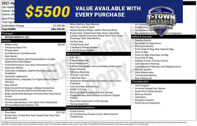 Black 2021 Hyundai Palisade Limited for sale in Tulsa, OK