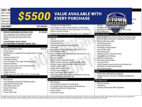 Unknown 2021 GMC Acadia SLE for sale in Tulsa, OK