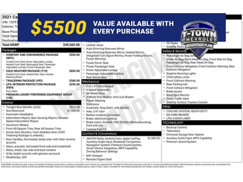 Blue 2021 Cadillac XT4 Premium Luxury for sale in Tulsa, OK