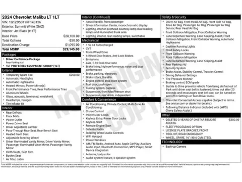Another view of 2024 Chevrolet Malibu LT for sale in Tulsa, OK at Jim Norton T-Town Chevrolet