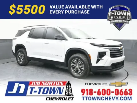 White 2026 Chevrolet Traverse LT for sale in Tulsa, OK