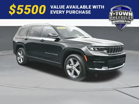 Black 2021 Jeep Grand Cherokee L Limited for sale in Tulsa, OK