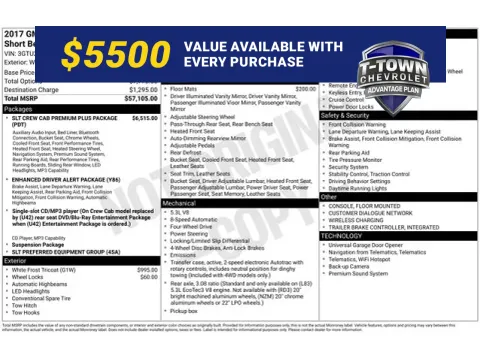 White 2017 GMC Sierra 1500 SLT for sale in Tulsa, OK