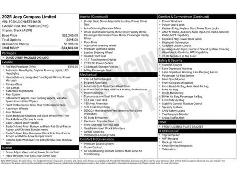 Another view of 2025 Jeep Compass Limited for sale in Tulsa, OK at Jim Norton T-Town Chevrolet
