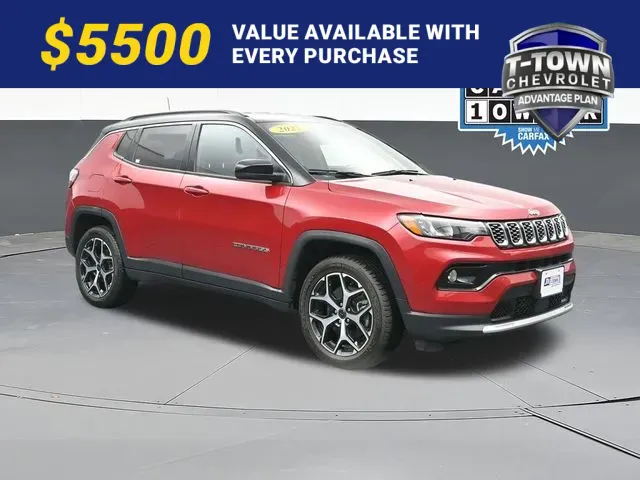 Red 2025 Jeep Compass Limited for sale in Tulsa, OK
