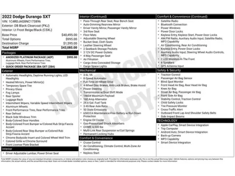 Another view of 2022 Dodge Durango SXT for sale in Tulsa, OK at Jim Norton T-Town Chevrolet