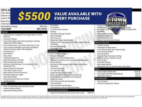 Black 2016 Audi A5 2.0T Premium for sale in Tulsa, OK