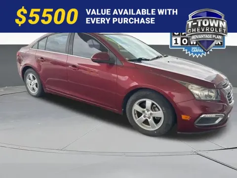 Red 2015 Chevrolet Cruze 1LT for sale in Tulsa, OK