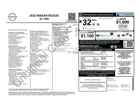 Another view of 2022 Nissan Rogue SL for sale in Tulsa, OK at Jim Norton T-Town Chevrolet