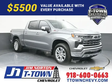 Gray 2026 Chevrolet Silverado 1500 LTZ for sale in Tulsa, OK
