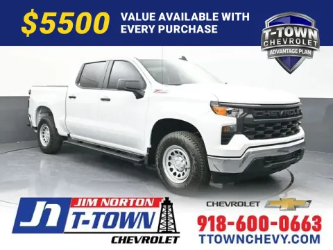 White 2026 Chevrolet Silverado 1500 WT for sale in Tulsa, OK