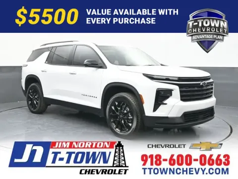 White 2026 Chevrolet Traverse LT for sale in Tulsa, OK