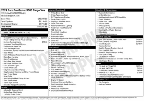 Another view of 2021 Ram ProMaster 3500 High Roof for sale in Tulsa, OK at Jim Norton T-Town Chevrolet