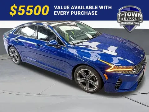 Blue 2021 Kia K5 EX for sale in Tulsa, OK