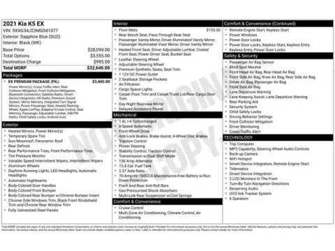 Another view of 2021 Kia K5 EX for sale in Tulsa, OK at Jim Norton T-Town Chevrolet