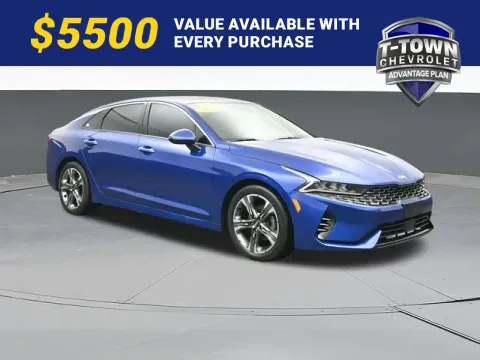 Blue 2021 Kia K5 EX for sale in Tulsa, OK