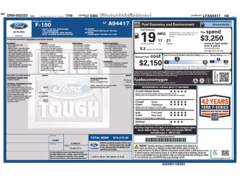 Another view of 2020 Ford F-150 Limited for sale in Tulsa, OK at Jim Norton T-Town Chevrolet