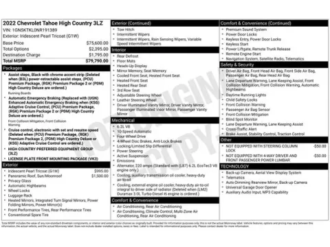 Another view of 2022 Chevrolet Tahoe High Country for sale in Tulsa, OK at Jim Norton T-Town Chevrolet