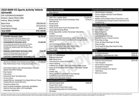Another view of 2020 BMW X5 sDrive40i for sale in Tulsa, OK at Jim Norton T-Town Chevrolet