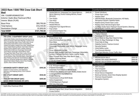 Another view of 2022 Ram 1500 TRX for sale in Tulsa, OK at Jim Norton T-Town Chevrolet