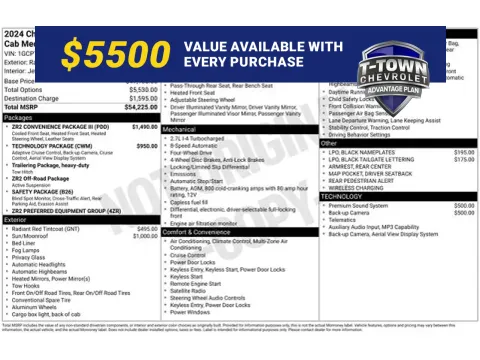 Red 2024 Chevrolet Colorado ZR2 for sale in Tulsa, OK