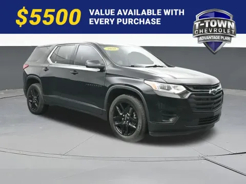 Black 2021 Chevrolet Traverse LS for sale in Tulsa, OK