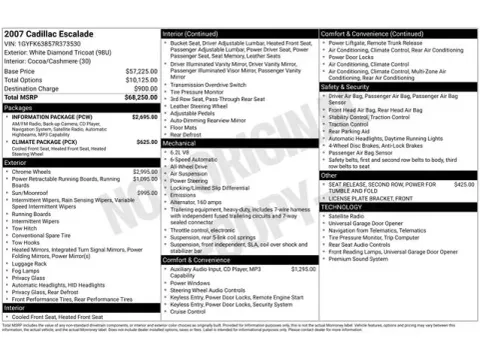 Photos of 2007 Cadillac Escalade for sale in Tulsa, OK at Jim Norton T-Town Chevrolet