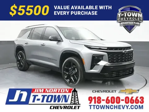 Gray 2026 Chevrolet Traverse RS for sale in Tulsa, OK