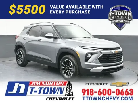 Gray 2026 Chevrolet TrailBlazer LT for sale in Tulsa, OK