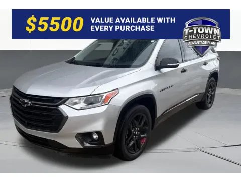 Silver 2021 Chevrolet Traverse Premier for sale in Tulsa, OK