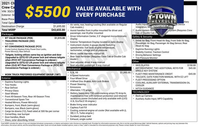 2021 Chevrolet Silverado 1500 WT for sale in Tulsa, OK