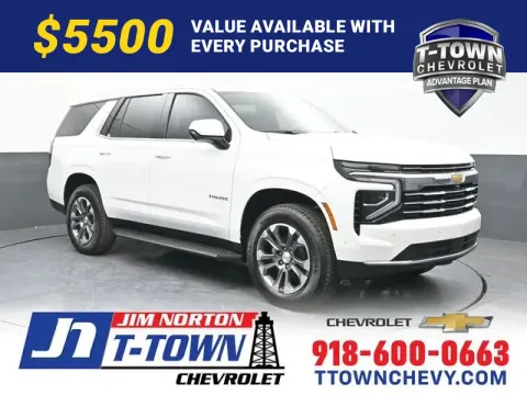 White 2026 Chevrolet Tahoe LT for sale in Tulsa, OK