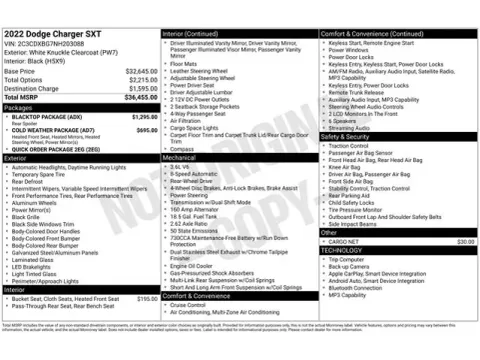 Another view of 2022 Dodge Charger SXT for sale in Tulsa, OK at Jim Norton T-Town Chevrolet