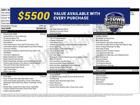 Red 2021 Kia K5 EX for sale in Tulsa, OK
