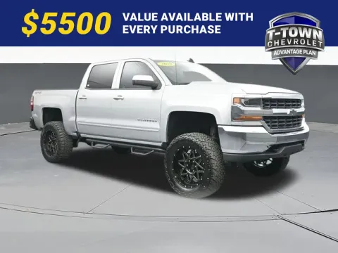 Silver 2018 Chevrolet Silverado 1500 LT for sale in Tulsa, OK