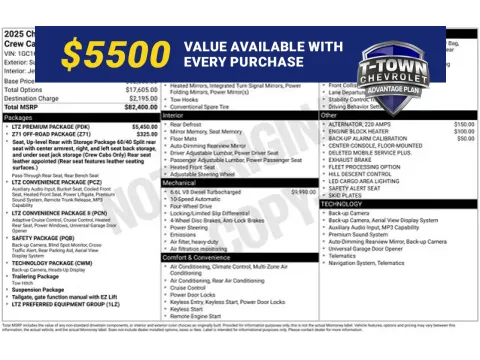 White 2025 Chevrolet Silverado 2500HD LTZ for sale in Tulsa, OK