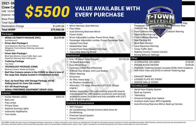 2021 GMC Sierra 4WD Crew Cab Standard Box Denali's photo